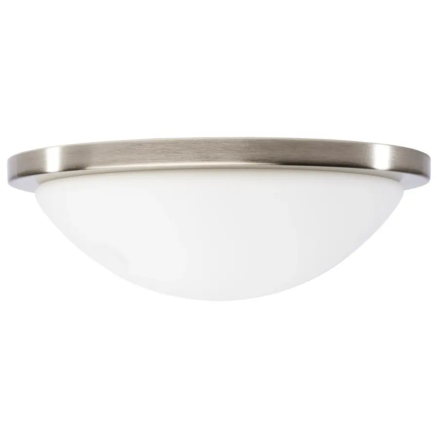 Button 13" LED Flush Mount - Brushed Nickel - Image 3