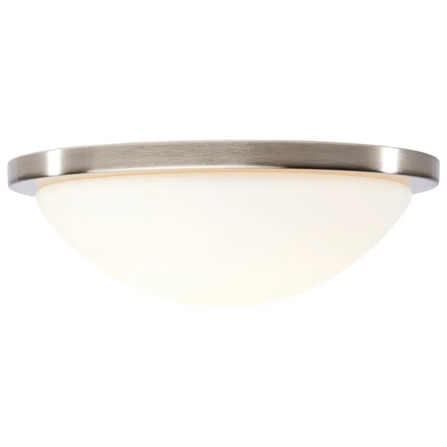 Button 13" LED Flush Mount - Brushed Nickel - Image 4