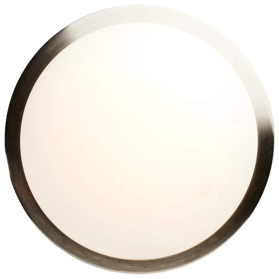 Button 13" LED Flush Mount - Brushed Nickel - Image 8