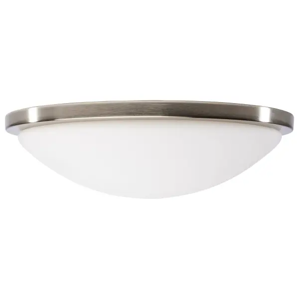 Button 17" LED Flush Mount - Brushed Nickel - Image 3