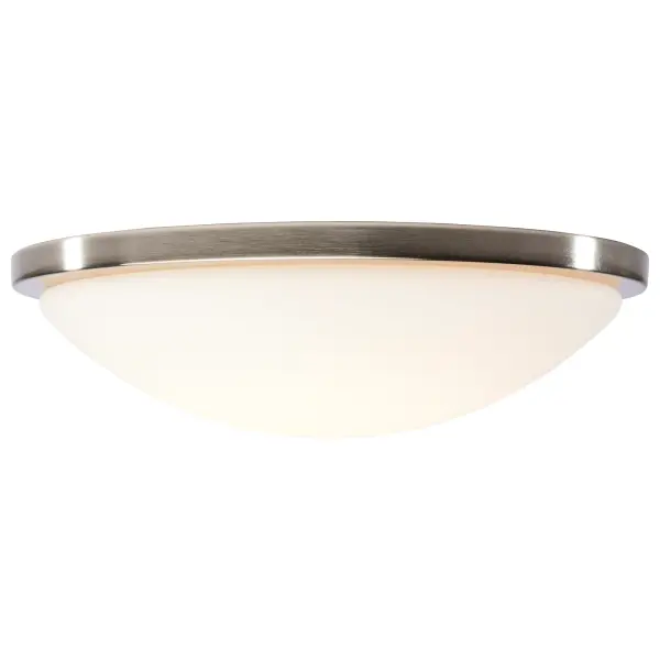 Button 17" LED Flush Mount - Brushed Nickel - Image 4