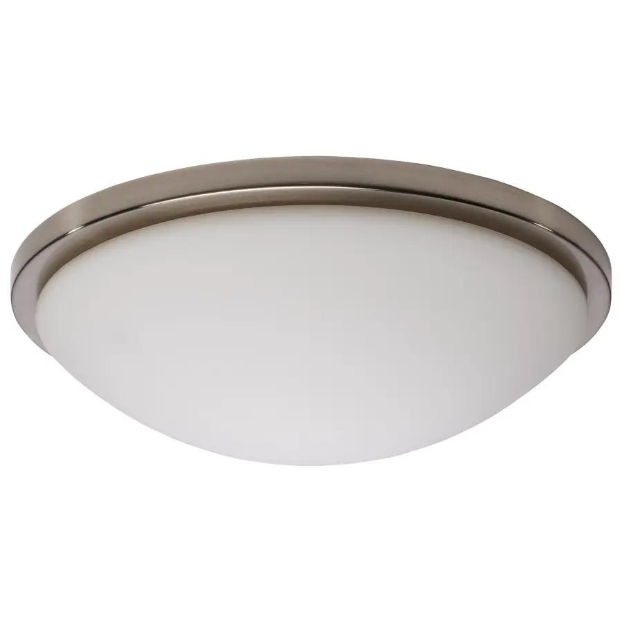 Button 17" LED Flush Mount - Brushed Nickel - Image 5