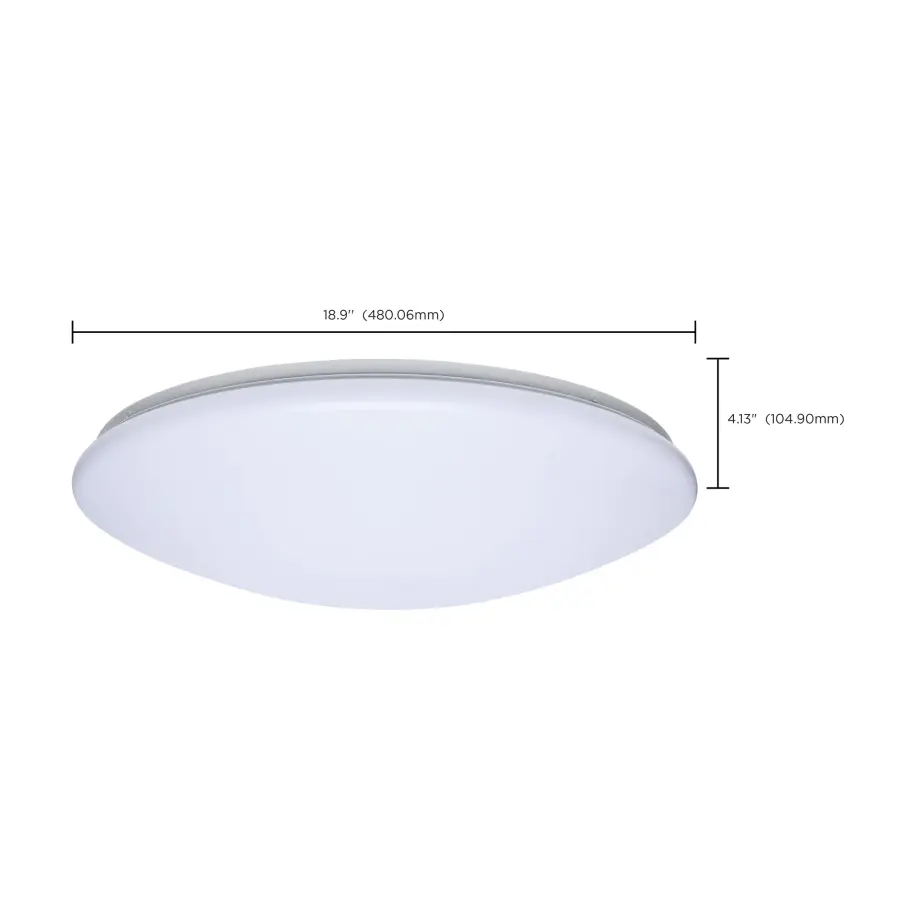 19" LED Cloud Flush Mount - CCT Selectable - Image 16