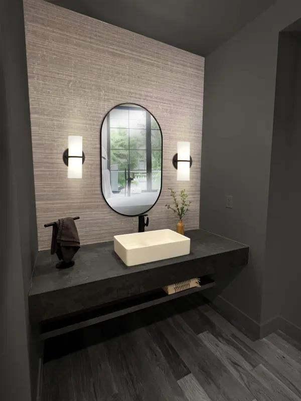 Contemporary LED Sconce with Warm Ambient Lighting - Image 13