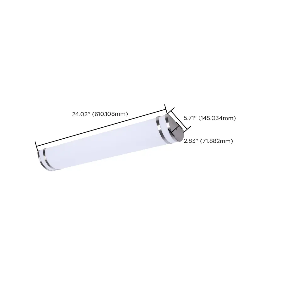 Glamour LED 25" Vanity Light in Brushed Nickel - Image 15