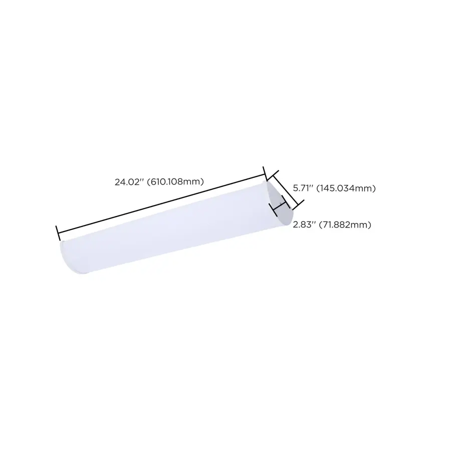 Crispo LED 25" Vanity Light - White - Image 15