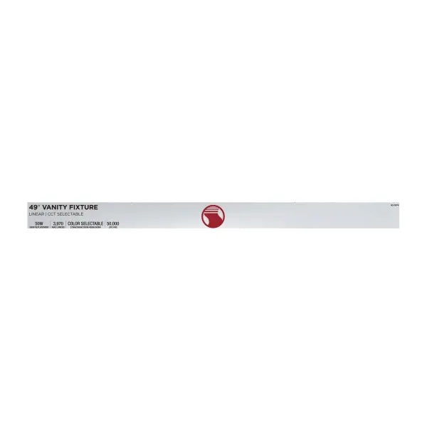 Crispo LED 49" Vanity Light in White - Image 12