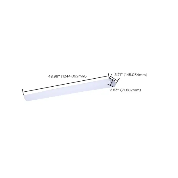 Crispo LED 49" Vanity Light in White - Image 15