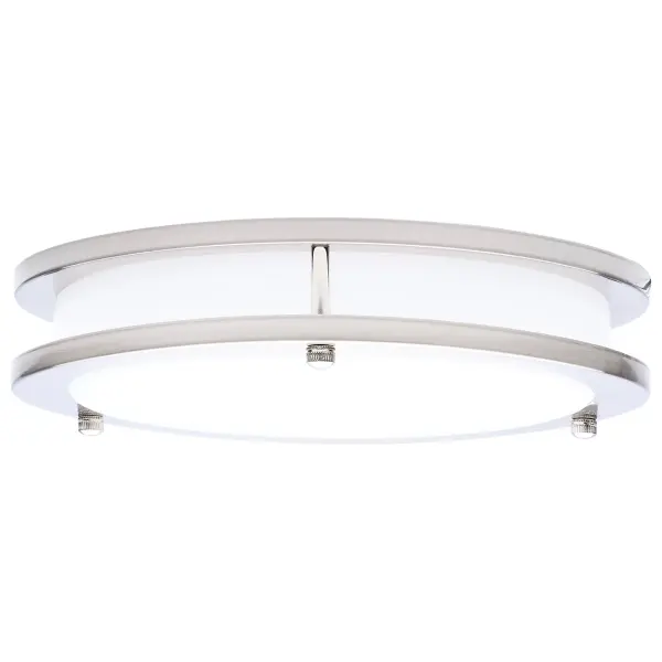 Glamour LED 10" Flush Mount in Brushed Nickel - Image 5
