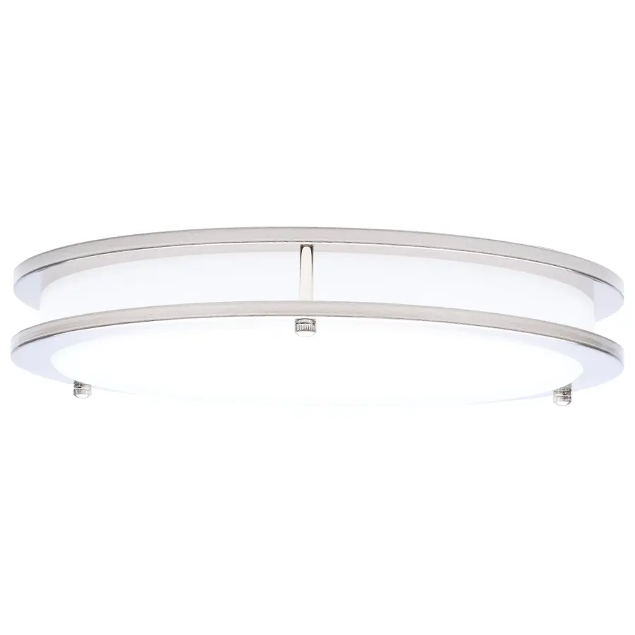 Glamour LED 13" Flush Mount in Brushed Nickel - Image 5