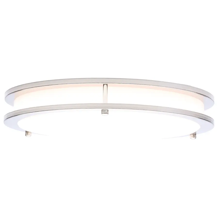 Glamour LED 13" Flush Mount in Brushed Nickel - Image 6
