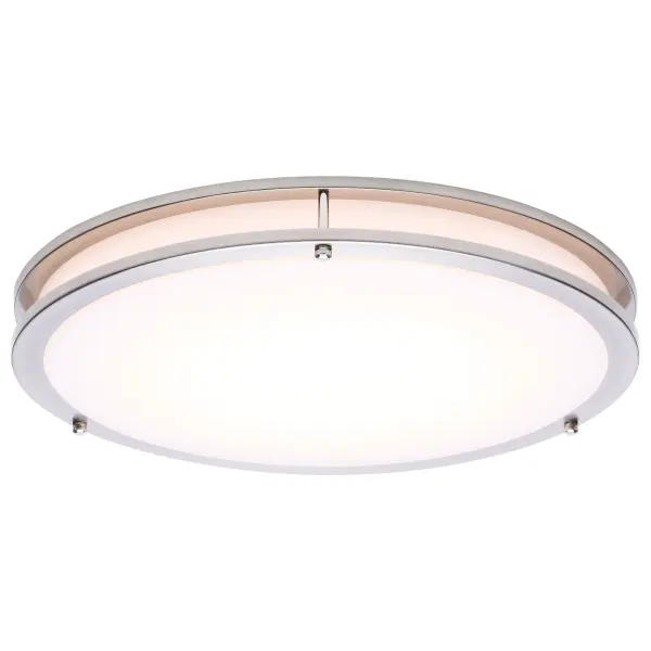 Glamour LED 17" Flush Mount in Brushed Nickel - Image 4