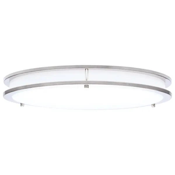 Glamour LED 17" Flush Mount in Brushed Nickel - Image 5