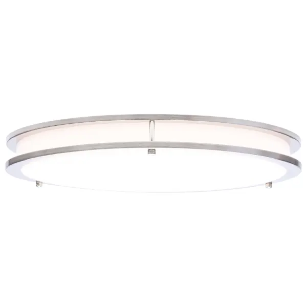 Glamour LED 17" Flush Mount in Brushed Nickel - Image 6