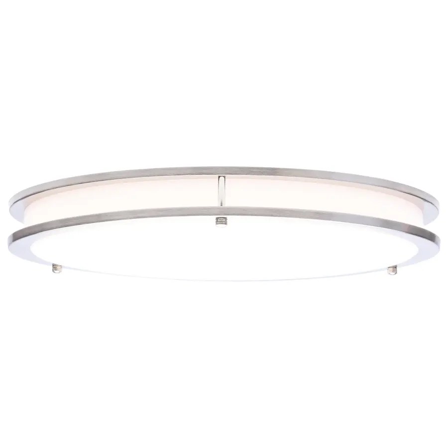Glamour LED 17" Flush Mount in Brushed Nickel - Image 6