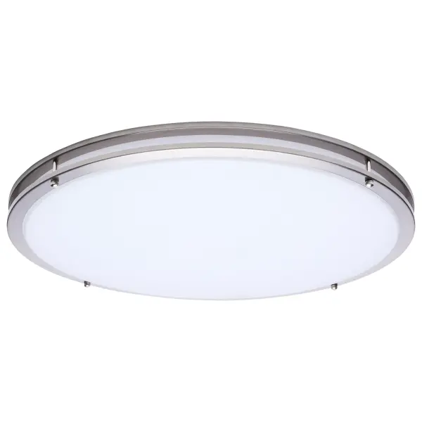 Glamour 24" LED Flush Mount in Brushed Nickel - Image 3