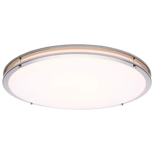 Glamour 24" LED Flush Mount in Brushed Nickel - Image 4