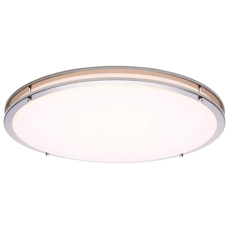 Glamour 24" LED Flush Mount in Brushed Nickel - Image 4