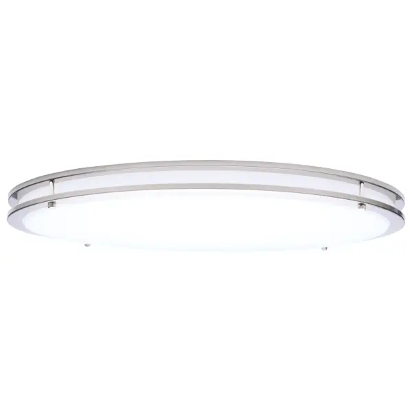Glamour 24" LED Flush Mount in Brushed Nickel - Image 5