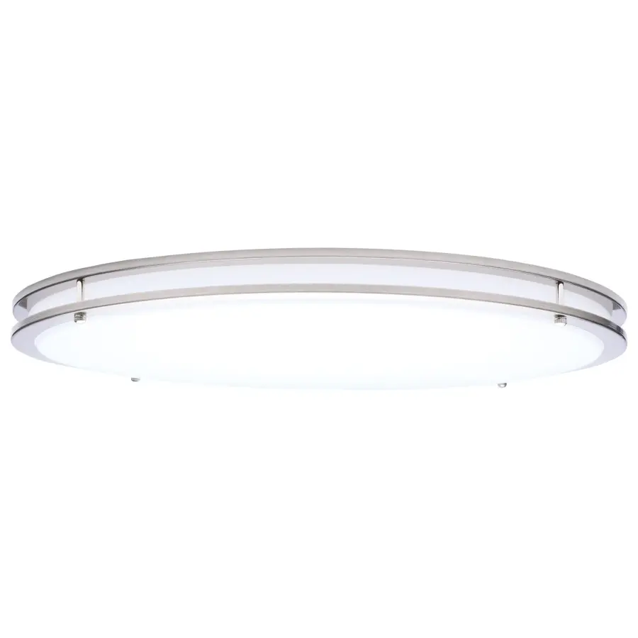 Glamour 24" LED Flush Mount in Brushed Nickel - Image 5