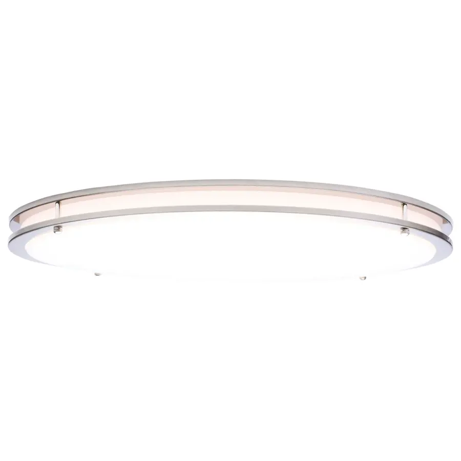 Glamour 24" LED Flush Mount in Brushed Nickel - Image 6