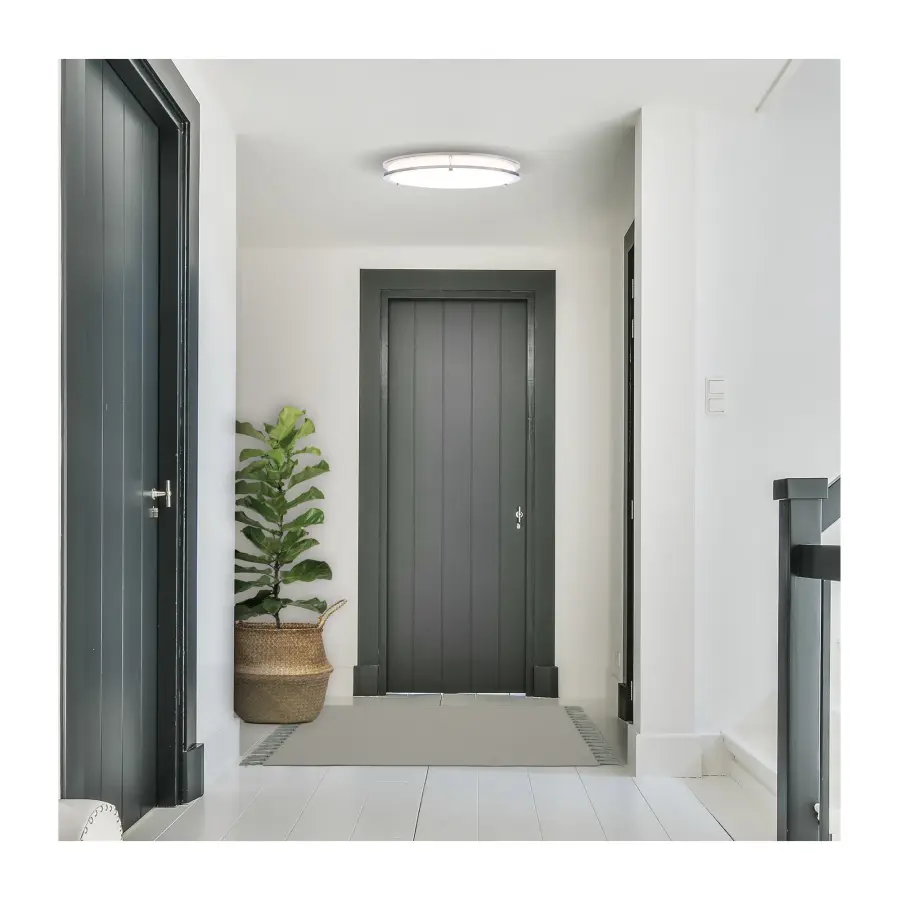 Glamour 24" LED Flush Mount in Brushed Nickel - Image 9
