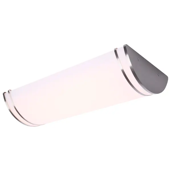 The Glamour LED Linear Flush Mount combines sleek contemporary design with practical functionality. Featuring 5 CCT selectable technology (2700K-5000K), this 25-inch fixture delivers 1481 lumens with excellent 90 CRI color rendering. - alternate view