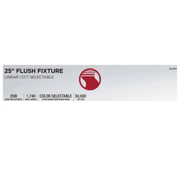 Glamour LED Linear Flush Mount - 25 Inch - Image 10
