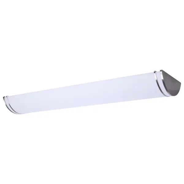 The Glamour Linear Flush Mount delivers professional-grade LED lighting with selectable color temperatures from warm 2700K to cool 5000K. Its 50-inch length and high CRI make it ideal for task-oriented spaces requiring quality illumination.