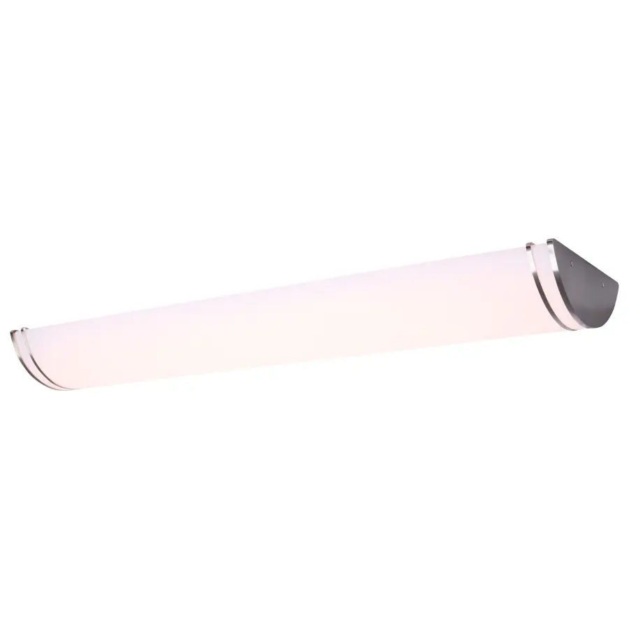 Glamour 50" LED Linear Flush Mount in Brushed Nickel - Image 2