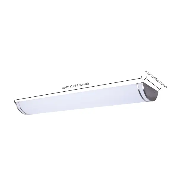Glamour 50" LED Linear Flush Mount in Brushed Nickel - Image 15
