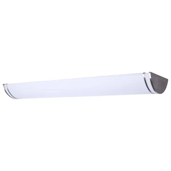 Glamour 50" LED Linear Flush Mount in Brushed Nickel - Image 3