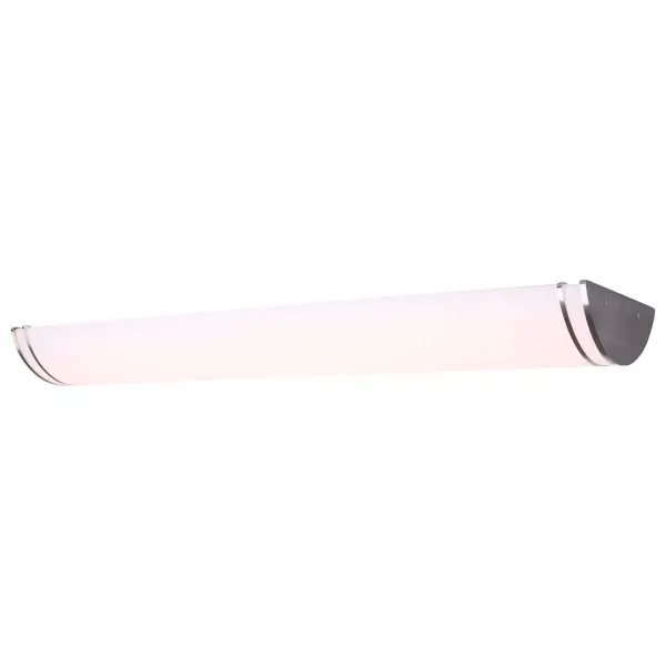 Glamour 50" LED Linear Flush Mount in Brushed Nickel - Image 4
