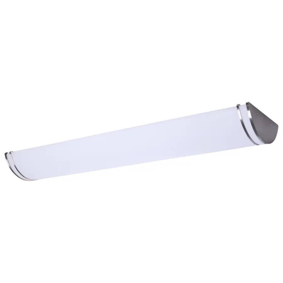 Glamour 50" LED Linear Flush Mount in Brushed Nickel - Image 5