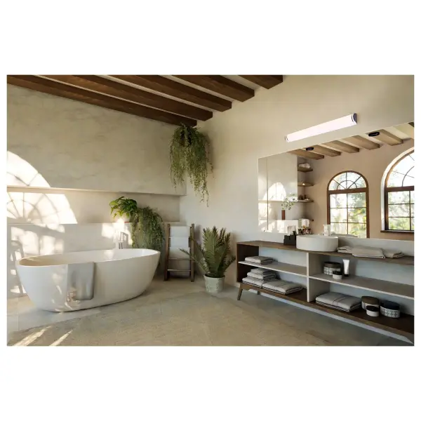 Glamour 50" LED Linear Flush Mount in Brushed Nickel - Image 7