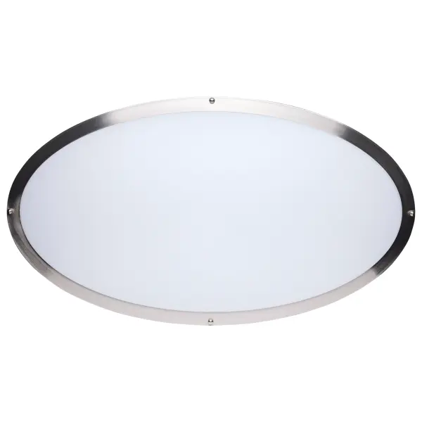 Glamour 32" Oval LED Flush Mount in Brushed Nickel - Image 7
