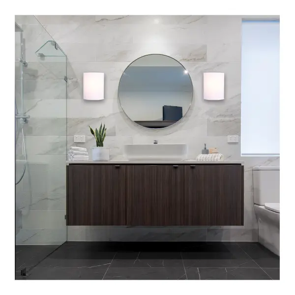 Crispo LED Wall Sconce - White Finish - Image 9