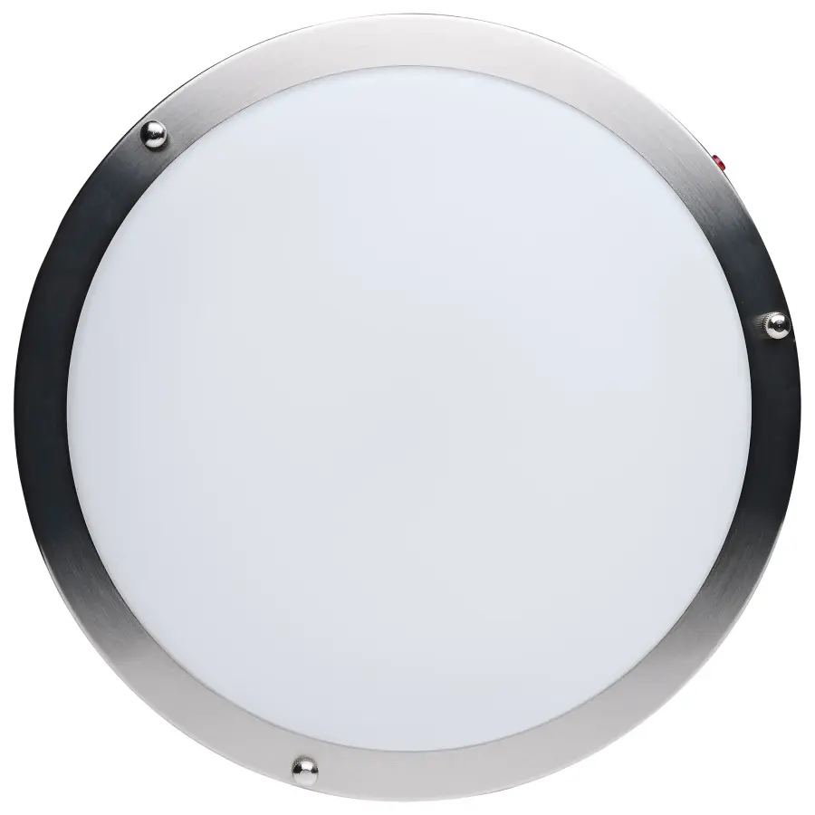 Glamour 13" LED Flush Mount with Emergency Battery - Brushed Nickel - Image 9