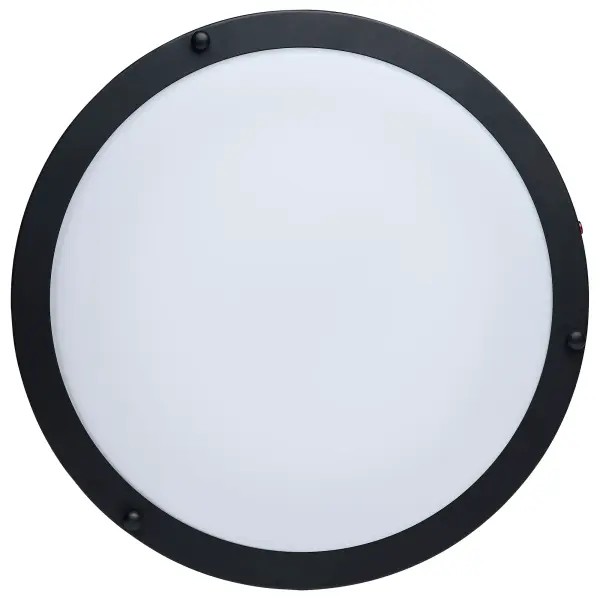 Glamour 13" LED Flush Mount with Emergency Battery - Black - Image 9