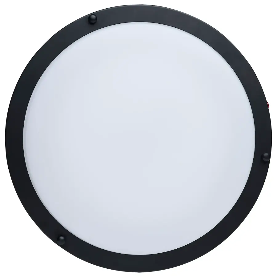 Glamour 13" LED Flush Mount with Emergency Battery - Black - Image 9