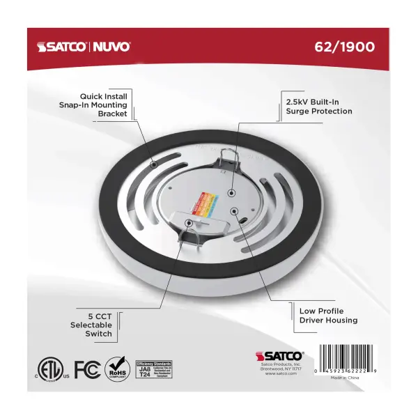 Blink Performer 5" Round LED Flush Mount - Image 6