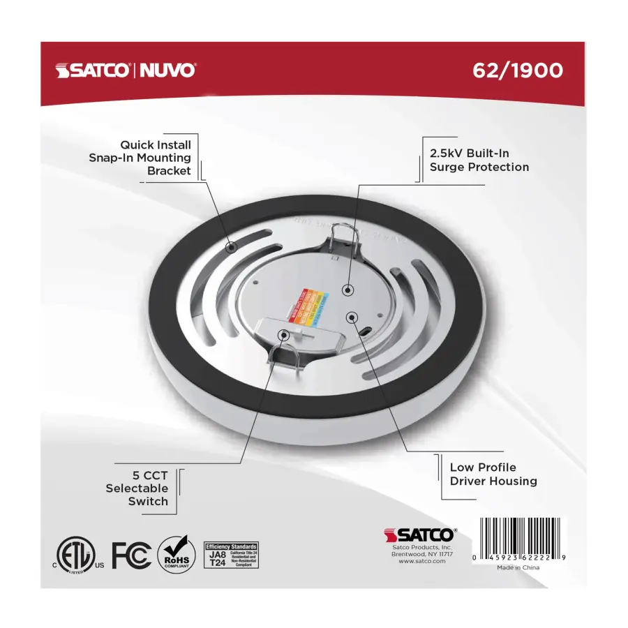 Blink Performer 5" Round LED Flush Mount - Image 6