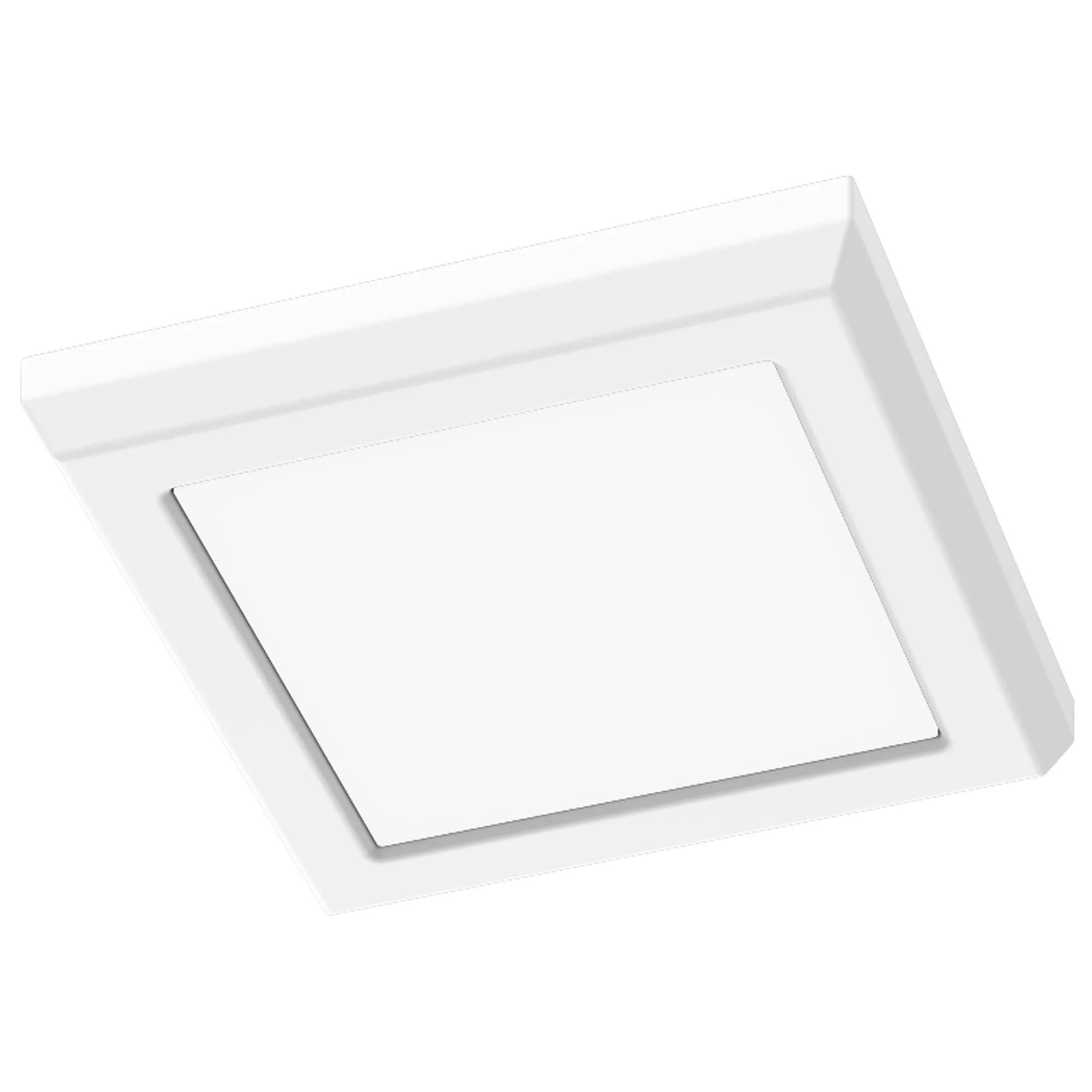 Blink Performer 5" Square LED Flush Mount - White