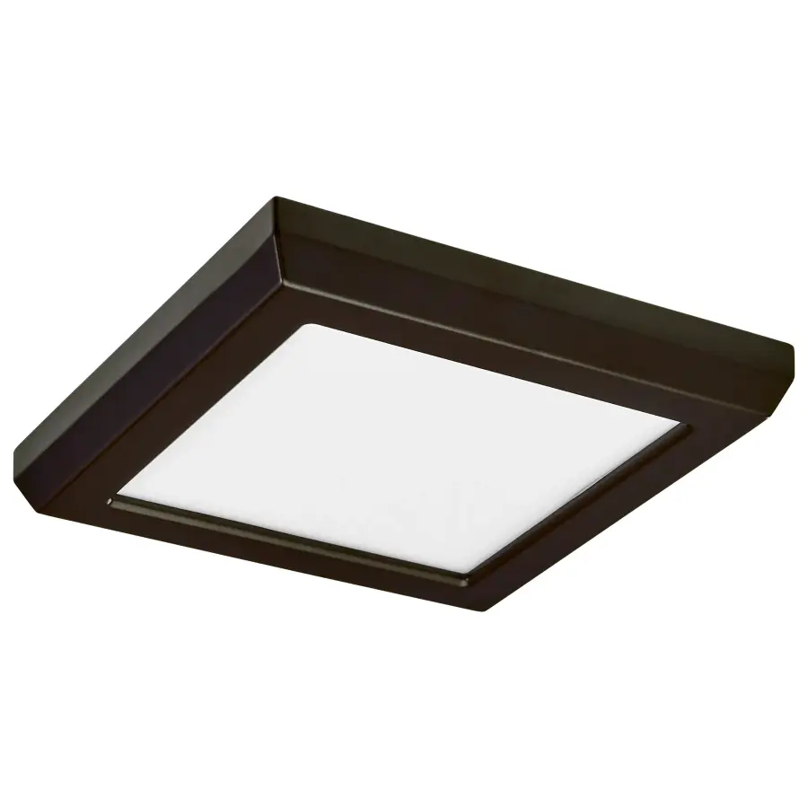 Blink Performer 5" Square LED Flush Mount in Bronze - Image 2