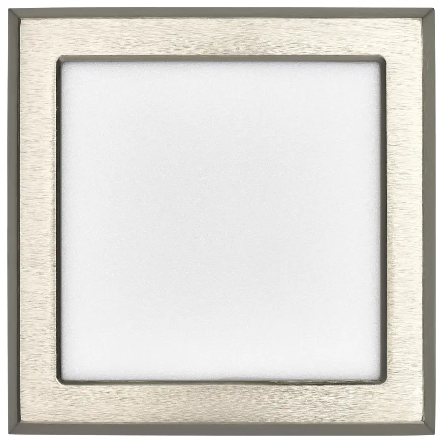 Blink Performer 5" Square LED Flush Mount in Brushed Nickel - Image 3