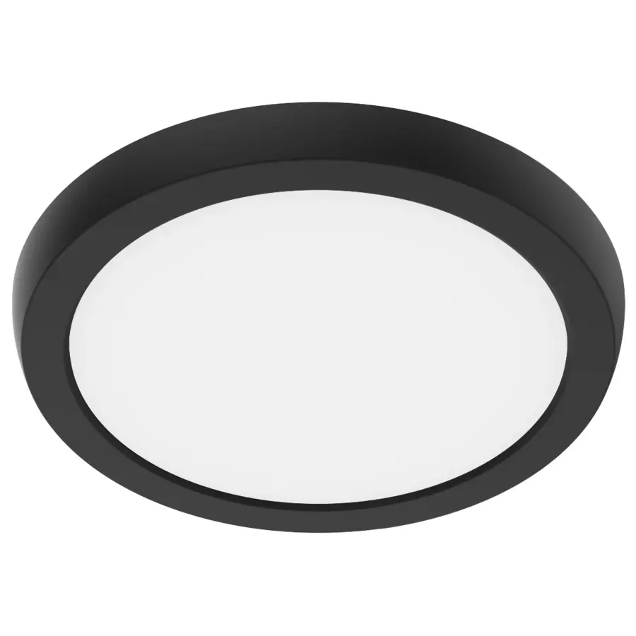 Blink Performer 7" Round LED Flush Mount in Black - Image 1