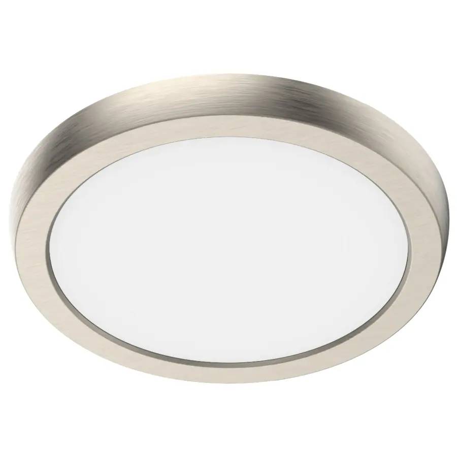 Blink Performer 7" Round LED Flush Mount in Brushed Nickel - Image 1