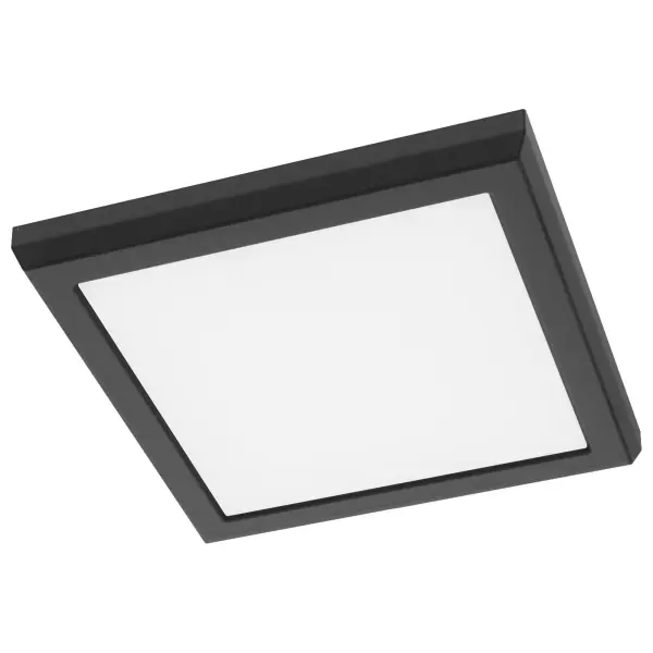 Blink Performer 7" Square LED Flush Mount in Black - Image 1