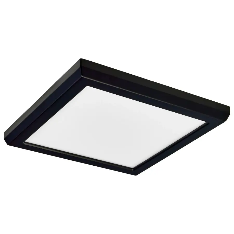 Blink Performer 7" Square LED Flush Mount in Black - Image 2