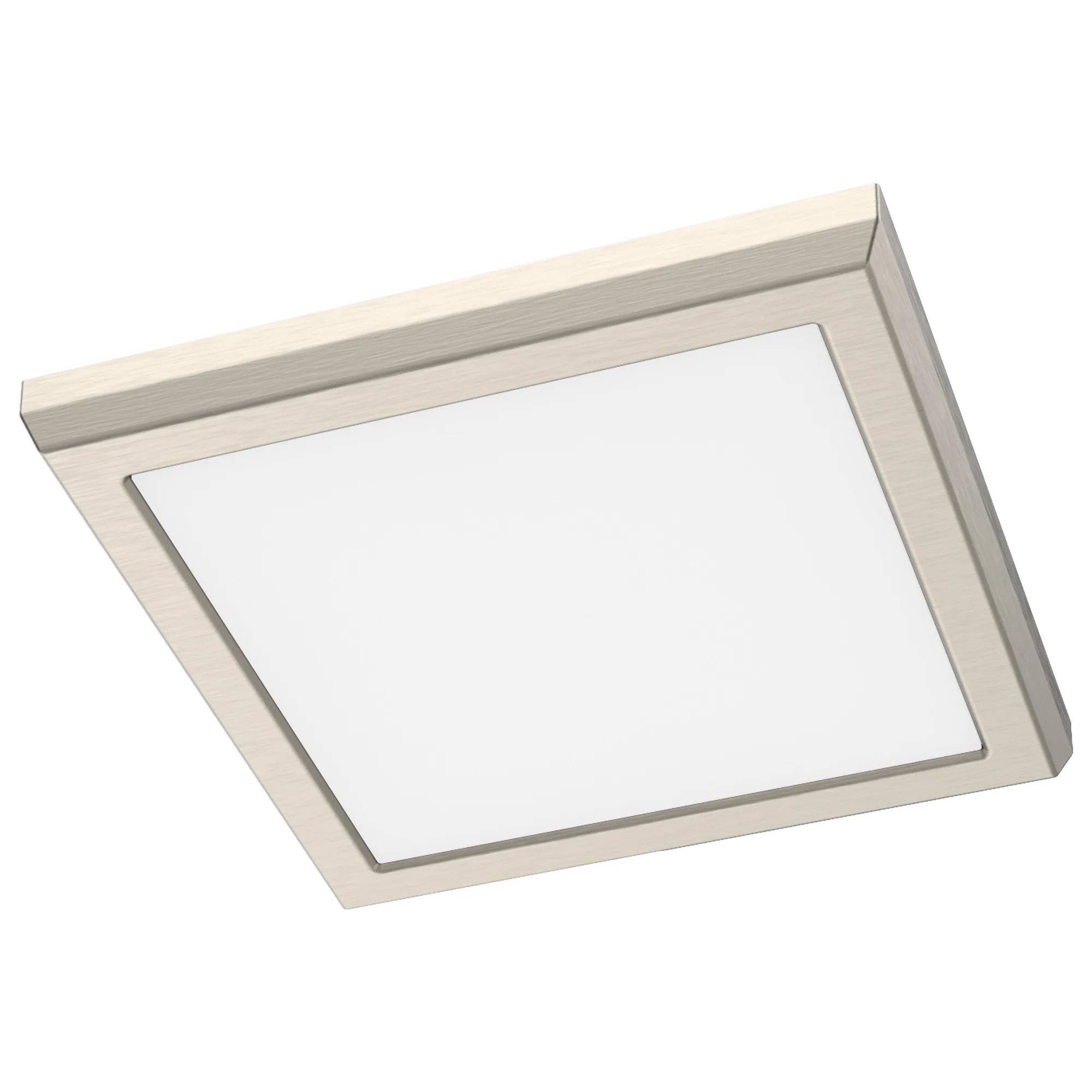 Blink Performer 7" Square LED Flush Mount in Brushed Nickel